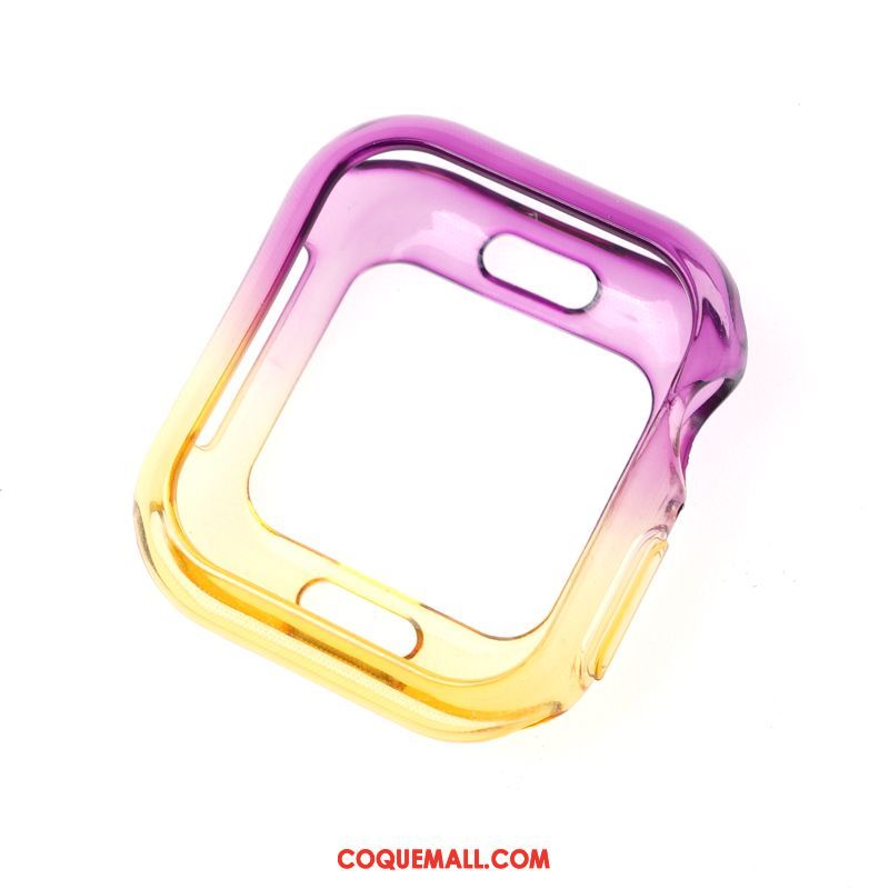 Étui Apple Watch Series 1 Incassable Bleu Transparent, Coque Apple Watch Series 1 Personnalité Protection