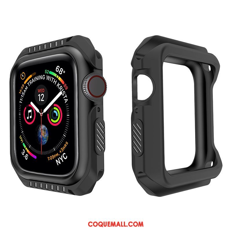 Étui Apple Watch Series 1 Incassable Jaune Fluide Doux, Coque Apple Watch Series 1 Protection Silicone