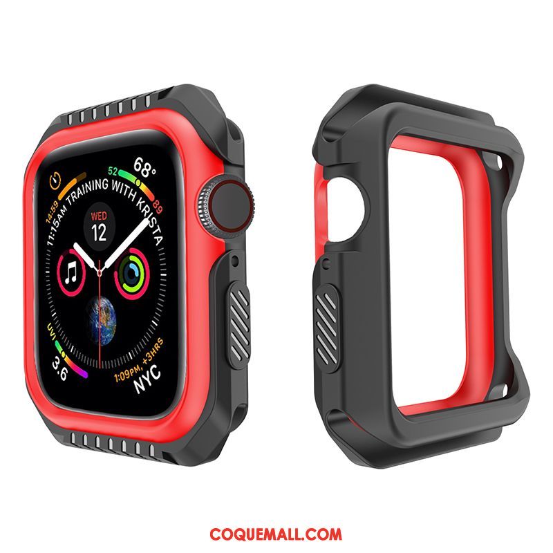 Étui Apple Watch Series 1 Incassable Jaune Fluide Doux, Coque Apple Watch Series 1 Protection Silicone