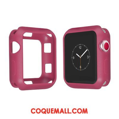 Étui Apple Watch Series 1 Multicolore Fluide Doux Silicone, Coque Apple Watch Series 1 Tout Compris Incassable