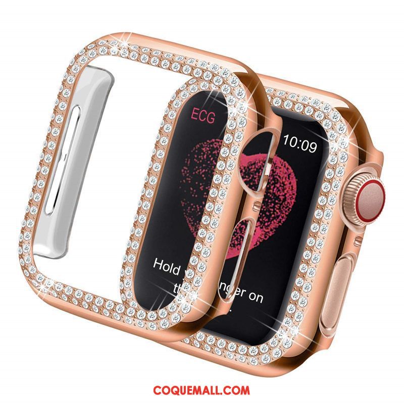 Étui Apple Watch Series 1 Placage Incruster Strass Difficile, Coque Apple Watch Series 1 Légères Border