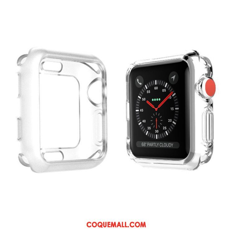 Étui Apple Watch Series 1 Placage Jours Protection, Coque Apple Watch Series 1 Blanc