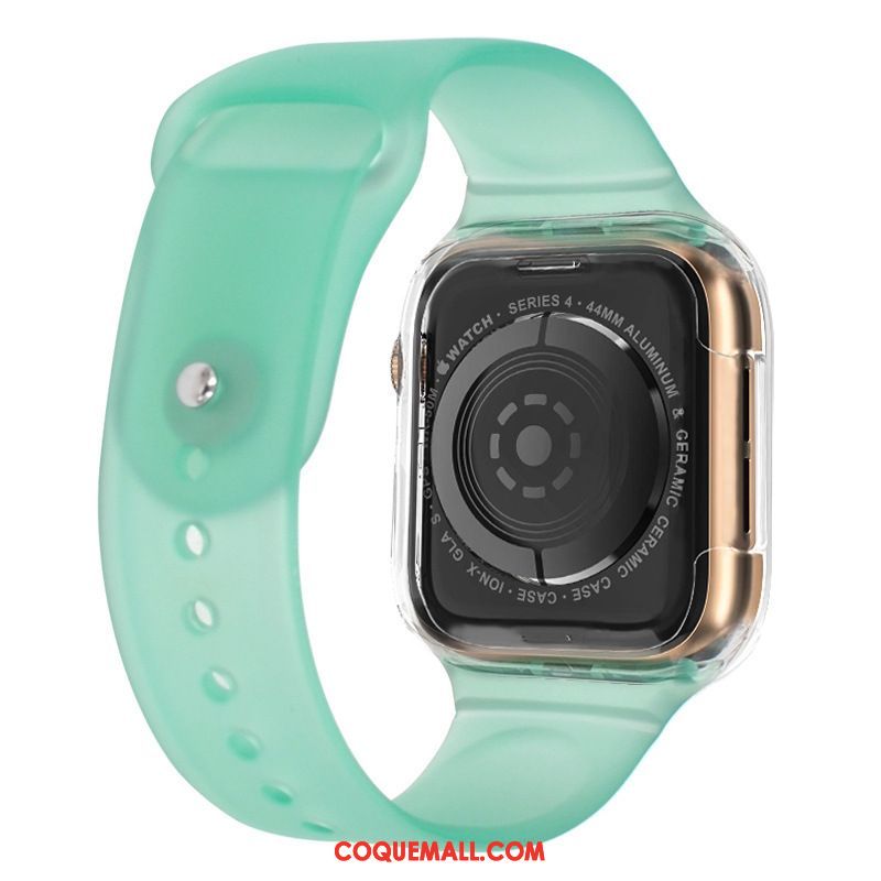 Étui Apple Watch Series 1 Silicone Sport Pu, Coque Apple Watch Series 1 Vert Bicolore