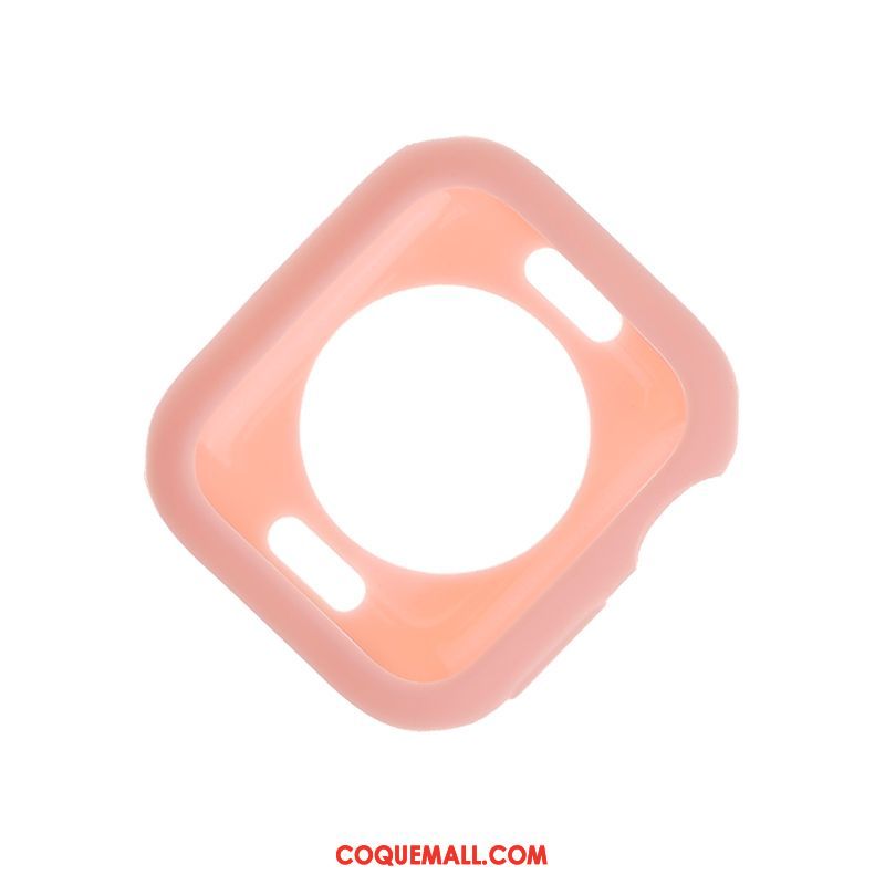 Étui Apple Watch Series 2 Couleurs De Bonbon Silicone Fluide Doux, Coque Apple Watch Series 2 Protection Couleur Unie