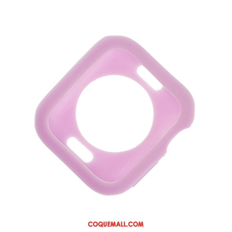 Étui Apple Watch Series 2 Couleurs De Bonbon Silicone Fluide Doux, Coque Apple Watch Series 2 Protection Couleur Unie