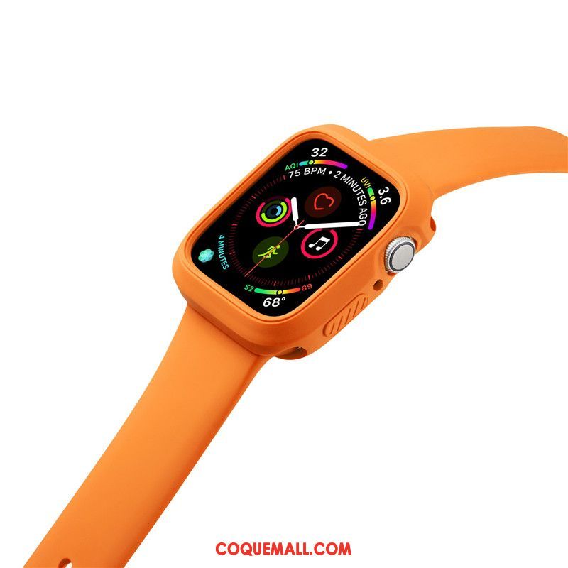 Étui Apple Watch Series 2 Incassable Sport Orange, Coque Apple Watch Series 2 Silicone