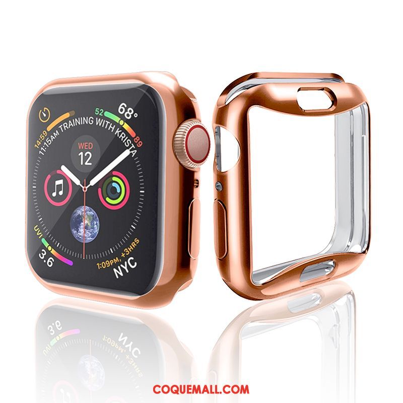 Étui Apple Watch Series 2 Placage Incassable Silicone, Coque Apple Watch Series 2 Tout Compris Tendance