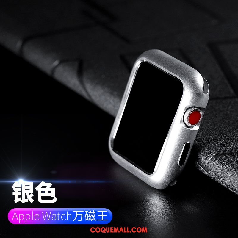 Étui Apple Watch Series 2 Protection Métal Placage, Coque Apple Watch Series 2 Rouge Tout Compris