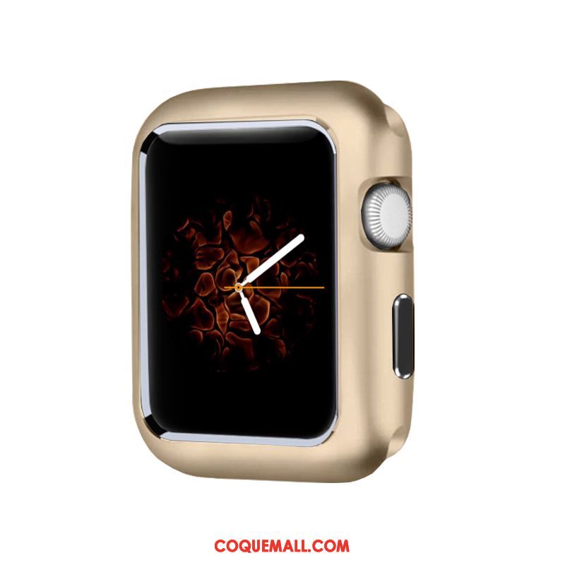 Étui Apple Watch Series 3 Métal Tout Compris Or, Coque Apple Watch Series 3 Border Protection