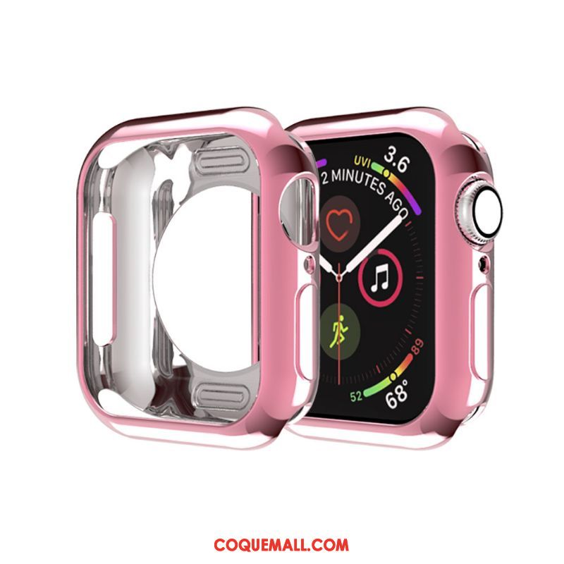 Étui Apple Watch Series 3 Or Fluide Doux Membrane, Coque Apple Watch Series 3 Border Silicone