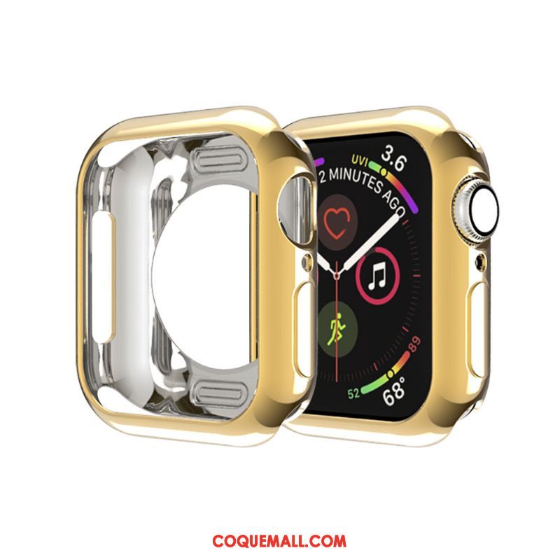 Étui Apple Watch Series 3 Or Fluide Doux Membrane, Coque Apple Watch Series 3 Border Silicone