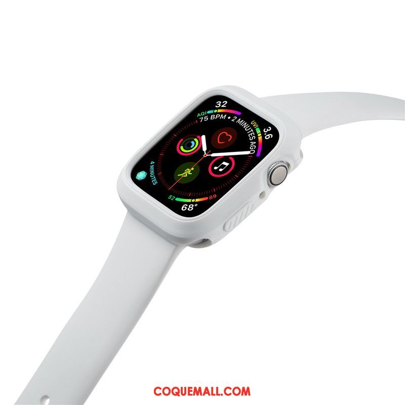 Étui Apple Watch Series 3 Orange Silicone Incassable, Coque Apple Watch Series 3 Sport
