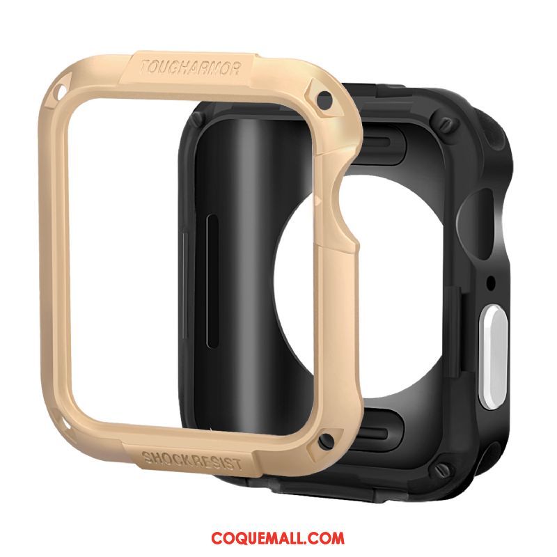 Étui Apple Watch Series 3 Silicone Incassable Accessoires, Coque Apple Watch Series 3 Protection Orange