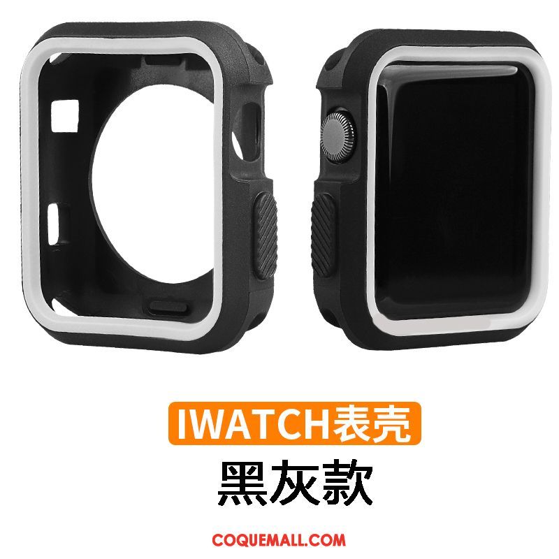 Étui Apple Watch Series 3 Tendance Incassable Gris, Coque Apple Watch Series 3 Accessoires Protection