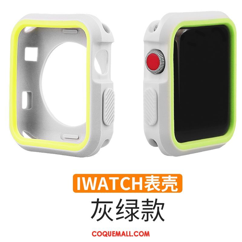 Étui Apple Watch Series 3 Tendance Incassable Gris, Coque Apple Watch Series 3 Accessoires Protection