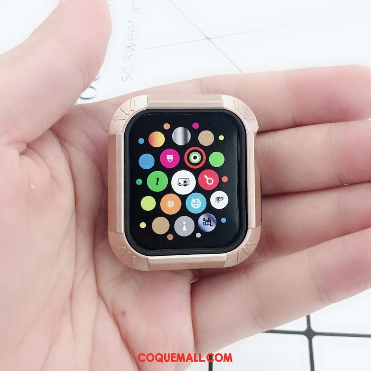 Étui Apple Watch Series 3 Tout Compris Fluide Doux Silicone, Coque Apple Watch Series 3 Incassable Rouge