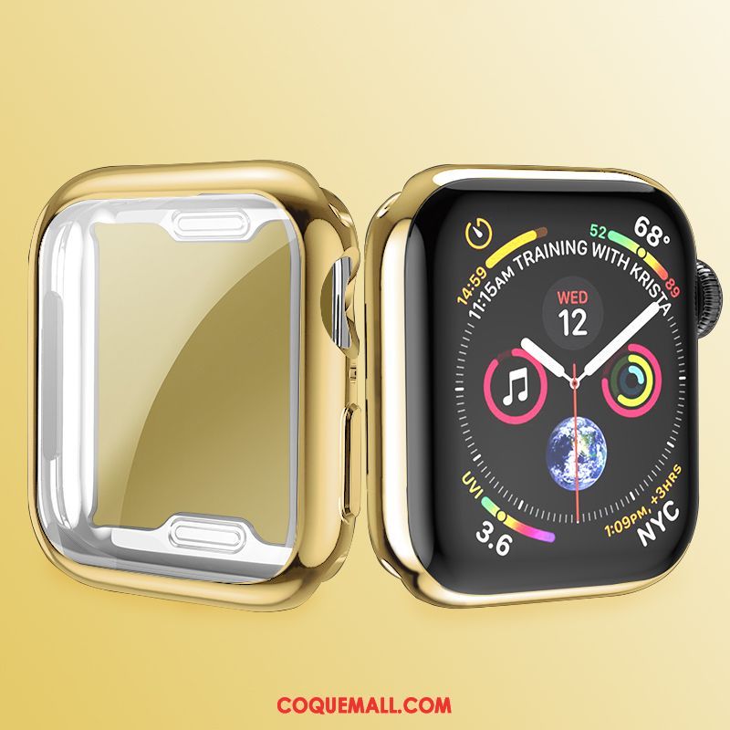 Étui Apple Watch Series 3 Tout Compris Membrane Très Mince, Coque Apple Watch Series 3 Silicone Argent