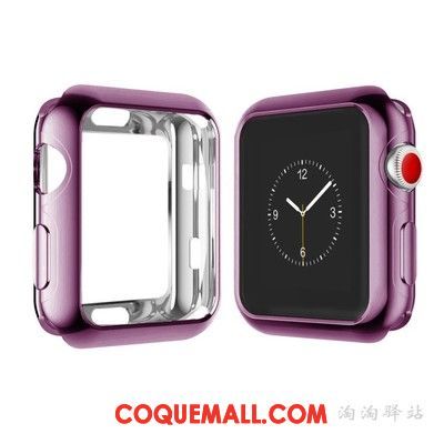 Étui Apple Watch Series 3 Vert Fluide Doux Protection, Coque Apple Watch Series 3 Tout Compris Border