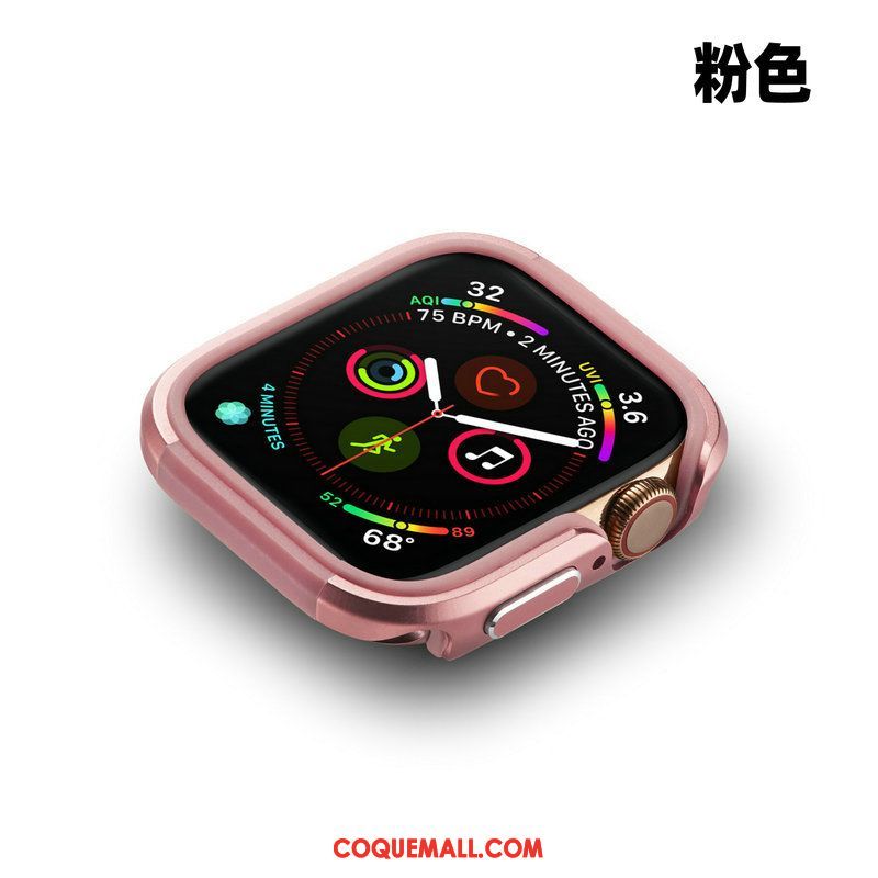 Étui Apple Watch Series 4 Border Incassable Métal, Coque Apple Watch Series 4 Protection