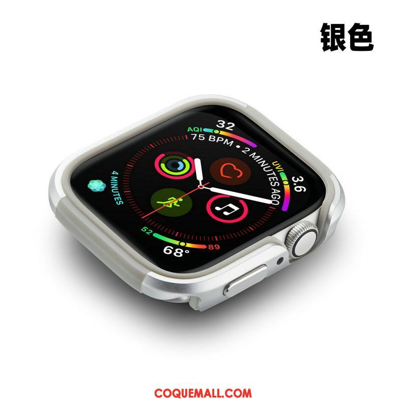 Étui Apple Watch Series 4 Border Incassable Métal, Coque Apple Watch Series 4 Protection