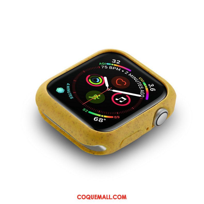 Étui Apple Watch Series 4 Fluide Doux Protection Dragon, Coque Apple Watch Series 4 Rose Délavé En Daim