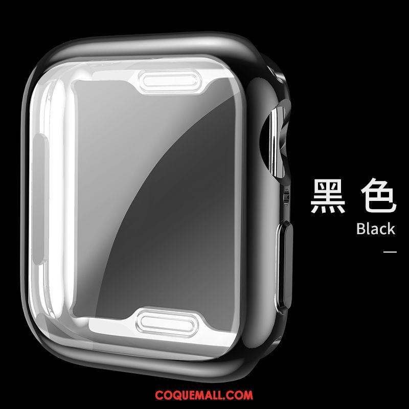 Étui Apple Watch Series 4 Membrane Très Mince Silicone, Coque Apple Watch Series 4 Incassable Placage