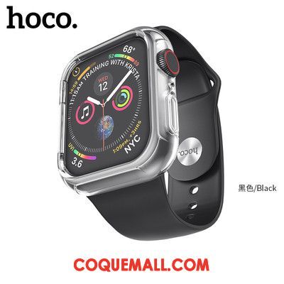 Étui Apple Watch Series 4 Nouveau Silicone Cool, Coque Apple Watch Series 4 Noir Sport