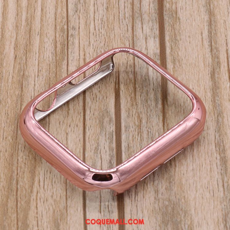 Étui Apple Watch Series 4 Or Tout Compris Protection, Coque Apple Watch Series 4 Border Incassable