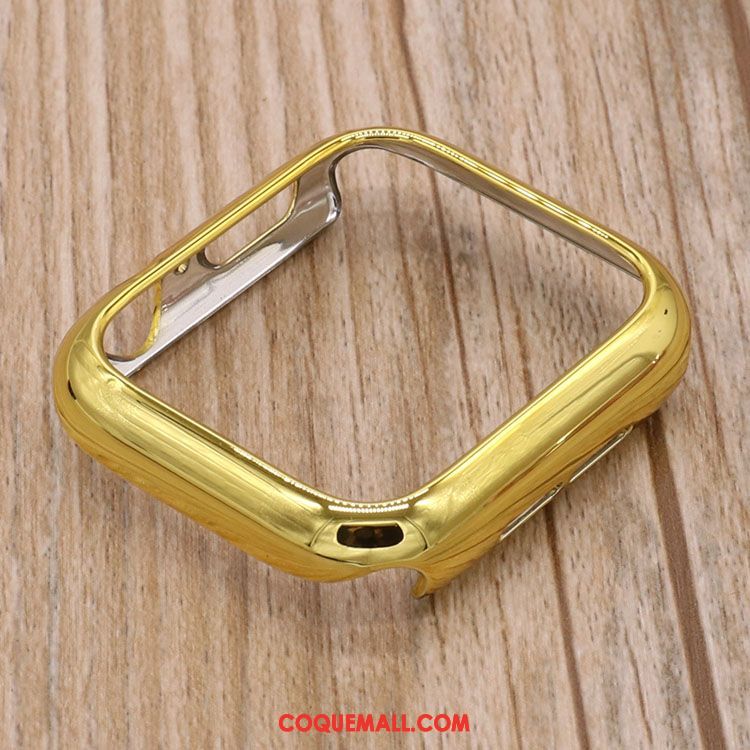 Étui Apple Watch Series 4 Or Tout Compris Protection, Coque Apple Watch Series 4 Border Incassable