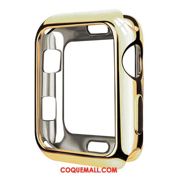 Étui Apple Watch Series 4 Placage Fluide Doux Rouge, Coque Apple Watch Series 4 Protection Très Mince