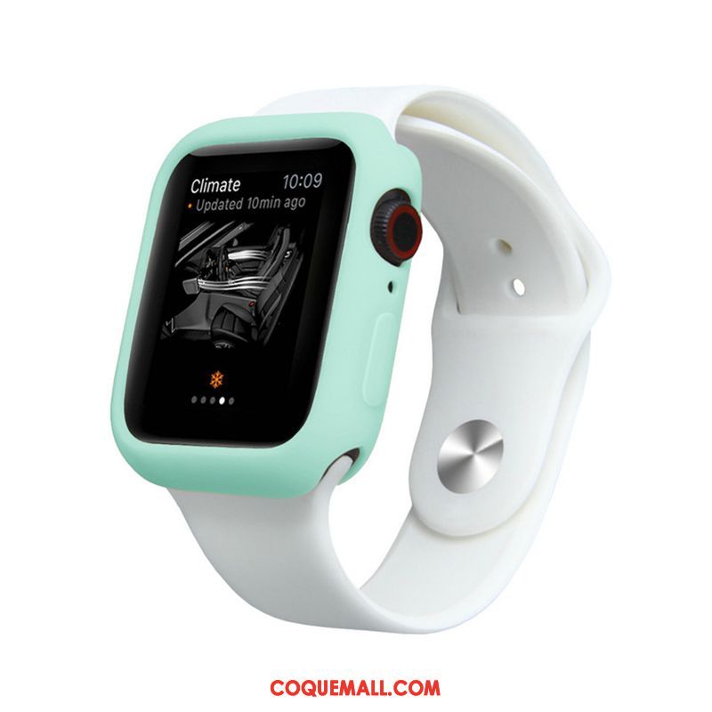 Étui Apple Watch Series 4 Protection Silicone Fluide Doux, Coque Apple Watch Series 4 Tout Compris Couleurs De Bonbon