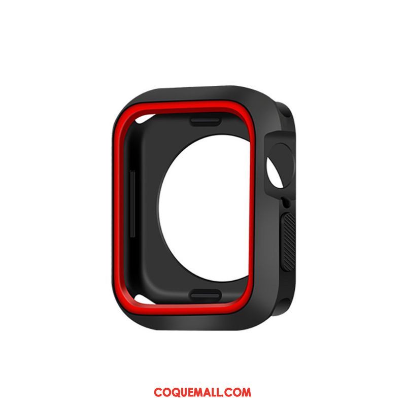 Étui Apple Watch Series 4 Silicone Protection Bleu, Coque Apple Watch Series 4 Fluide Doux