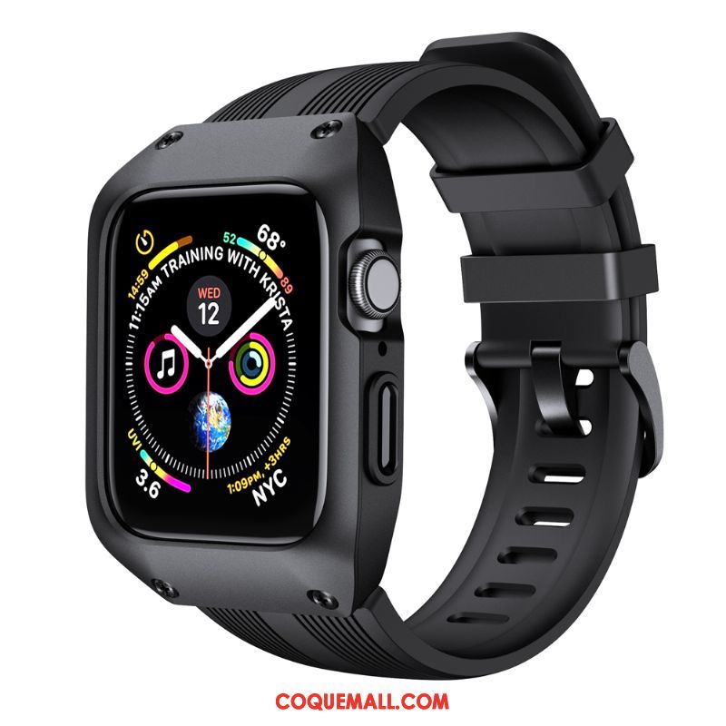 Étui Apple Watch Series 4 Sport Protection Vert, Coque Apple Watch Series 4 Incassable Créatif