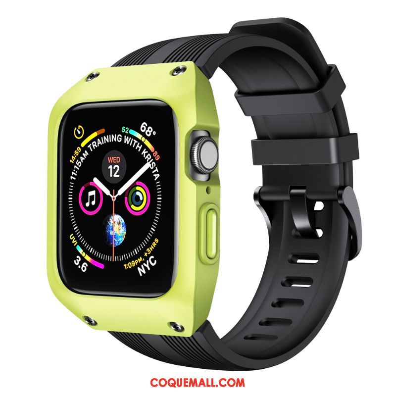 Étui Apple Watch Series 4 Sport Protection Vert, Coque Apple Watch Series 4 Incassable Créatif