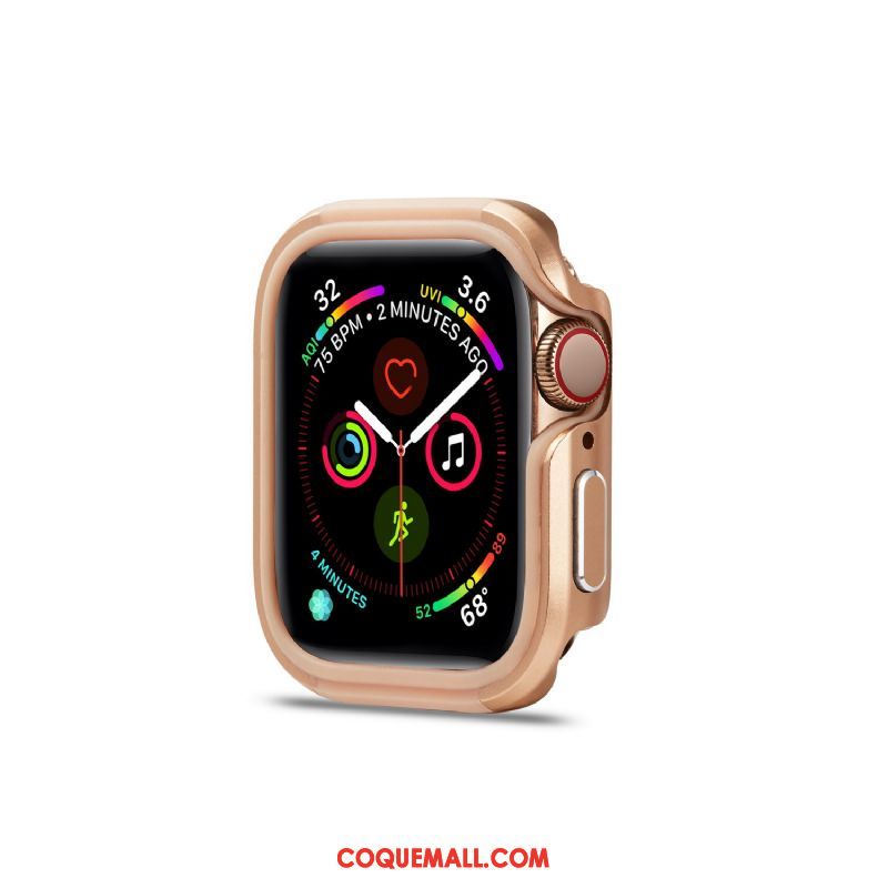 Étui Apple Watch Series 5 Fluide Doux Protection Bleu, Coque Apple Watch Series 5 Border Difficile