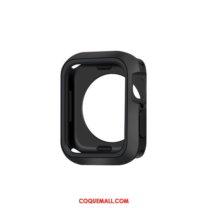 Étui Apple Watch Series 5 Personnalité Créatif Bicolore, Coque Apple Watch Series 5 Noir Incassable