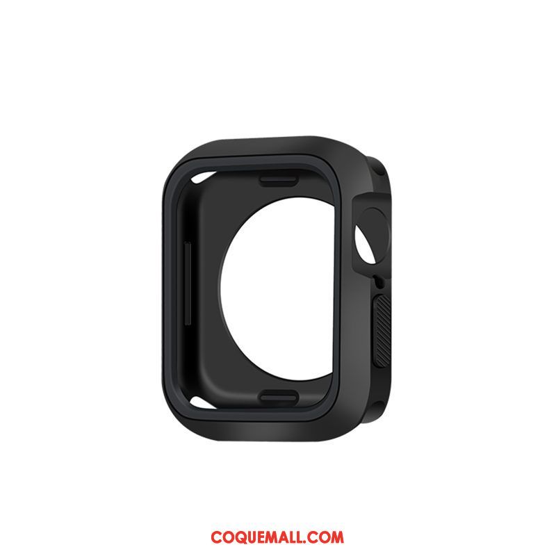 Étui Apple Watch Series 5 Personnalité Créatif Bicolore, Coque Apple Watch Series 5 Noir Incassable