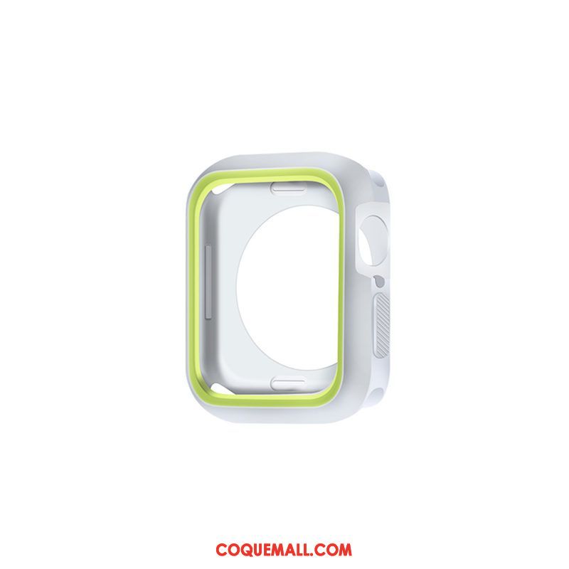 Étui Apple Watch Series 5 Personnalité Créatif Bicolore, Coque Apple Watch Series 5 Noir Incassable