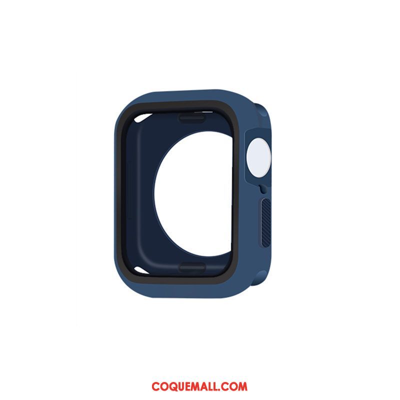 Étui Apple Watch Series 5 Personnalité Créatif Bicolore, Coque Apple Watch Series 5 Noir Incassable