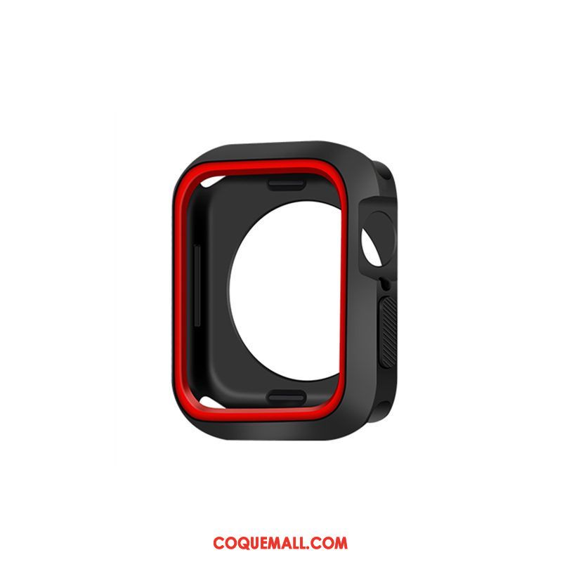 Étui Apple Watch Series 5 Personnalité Créatif Bicolore, Coque Apple Watch Series 5 Noir Incassable