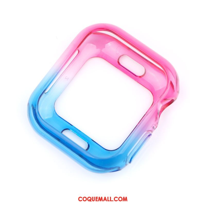 Étui Apple Watch Series 5 Personnalité Incassable Transparent, Coque Apple Watch Series 5 Protection Tendance