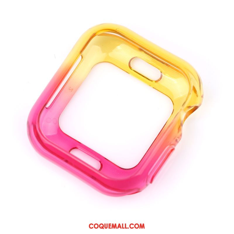 Étui Apple Watch Series 5 Personnalité Incassable Transparent, Coque Apple Watch Series 5 Protection Tendance