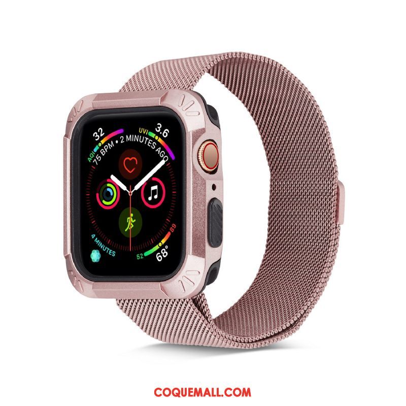 Étui Apple Watch Series 5 Protection Blanc Jours, Coque Apple Watch Series 5 Accessoires Placage