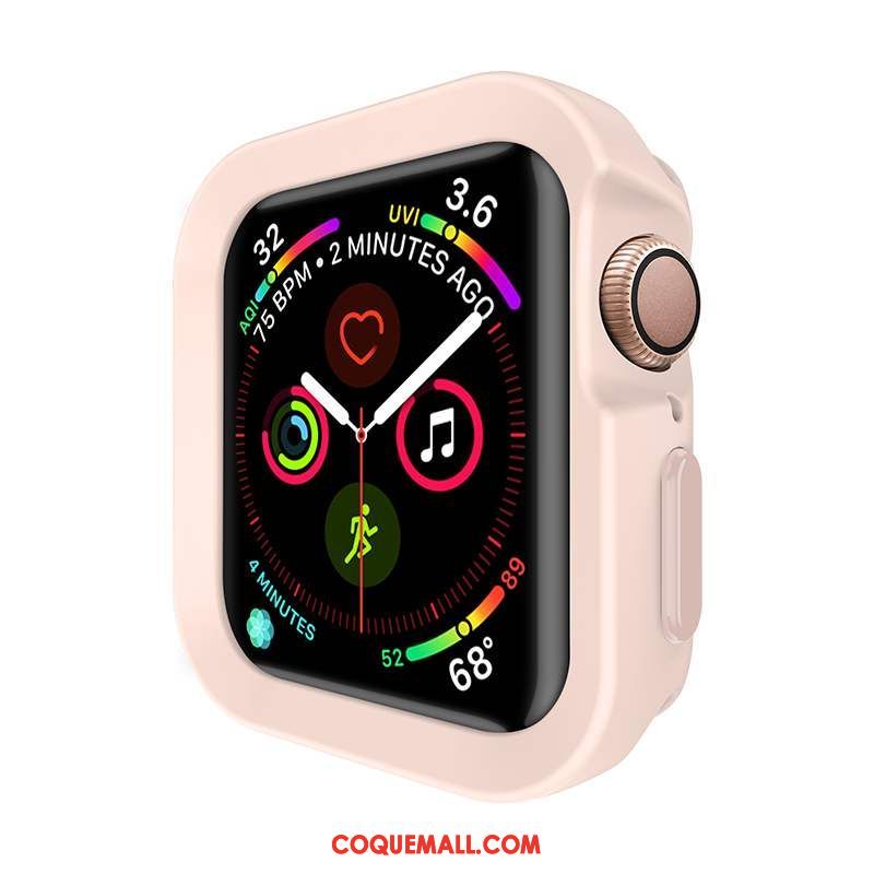 Étui Apple Watch Series 5 Protection Nouveau Rose, Coque Apple Watch Series 5 Incassable Légères