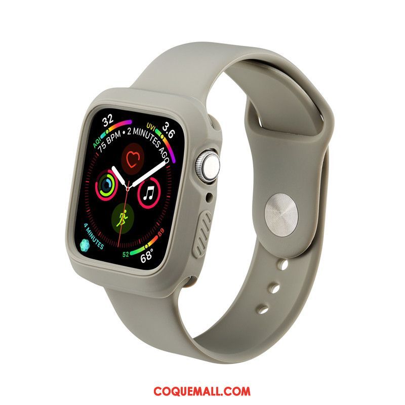 Étui Apple Watch Series 5 Tout Compris Imperméable Sport, Coque Apple Watch Series 5 Silicone Tendance