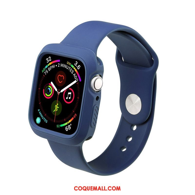 Étui Apple Watch Series 5 Tout Compris Imperméable Sport, Coque Apple Watch Series 5 Silicone Tendance