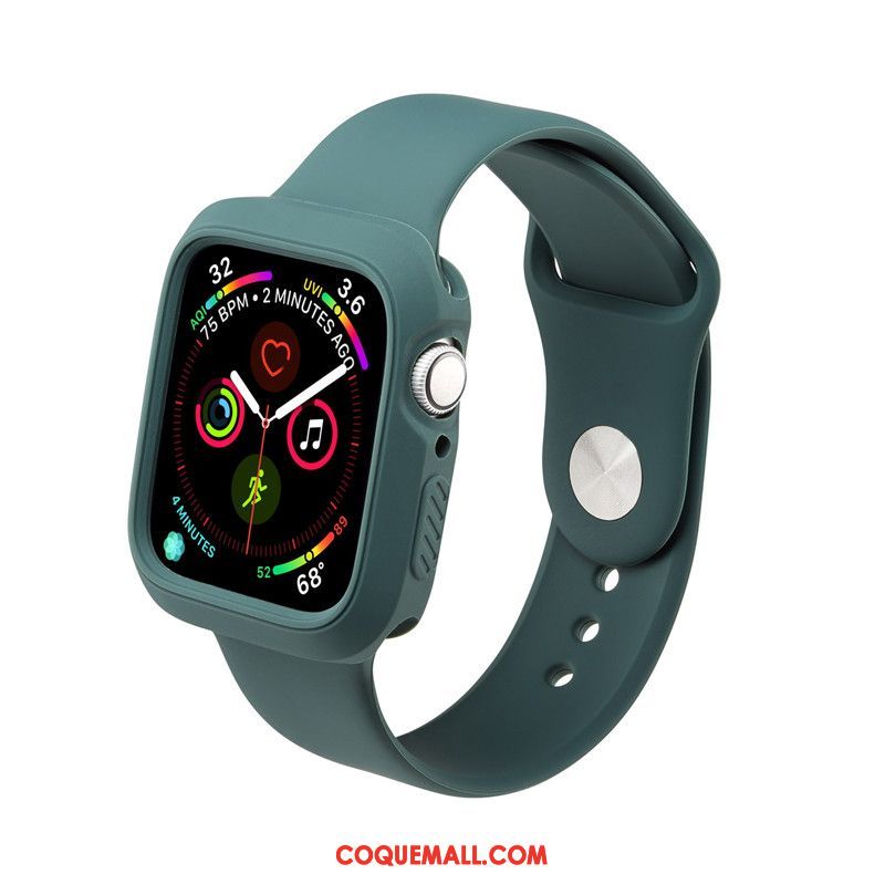 Étui Apple Watch Series 5 Tout Compris Imperméable Sport, Coque Apple Watch Series 5 Silicone Tendance