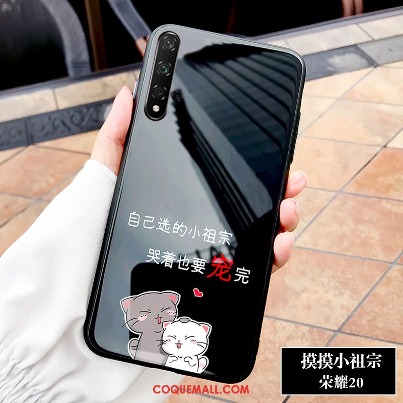 Étui Honor 20 Dessin Animé Silicone Marque De Tendance, Coque Honor 20 Amoureux Téléphone Portable