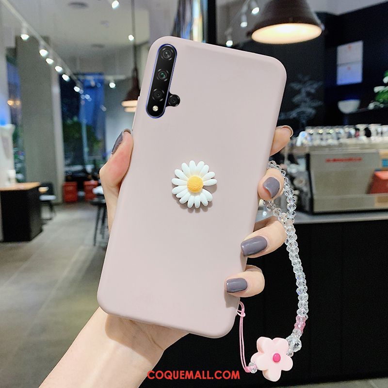 Étui Honor 20 Fluide Doux Jeunesse Rose, Coque Honor 20 Amoureux Tendance