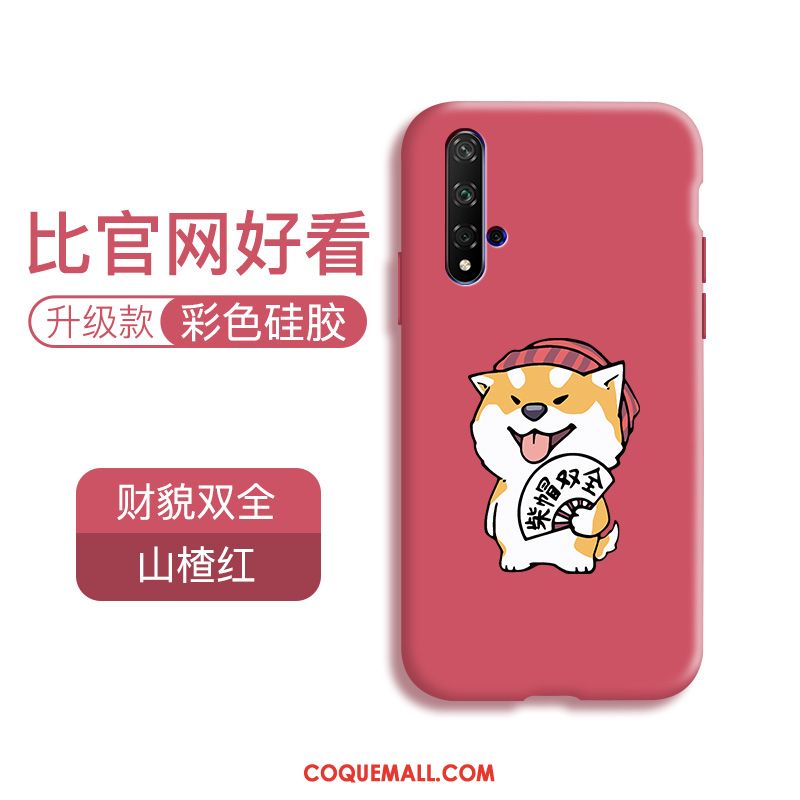 Étui Honor 20 Incassable Charmant Dessin Animé, Coque Honor 20 Bleu Clair Créatif